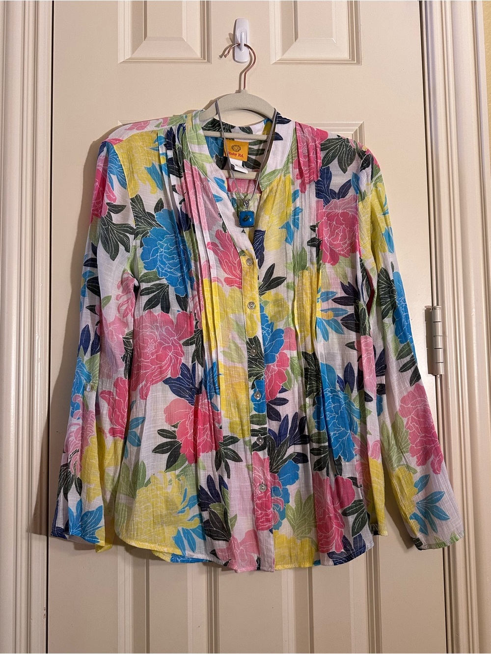 Ruby Rd Tropical Blouse